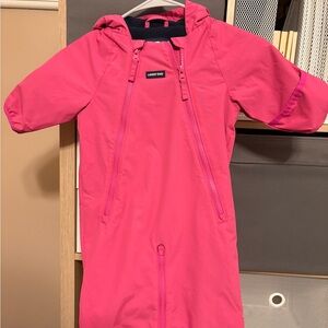 Lands' End Vibrant Pink Infant Snowsuit